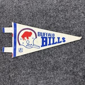 Vintage Buffalo Bills Mini Pennant 7” NFL Football